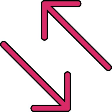 ok simgesinin vektör illüstrasyonu