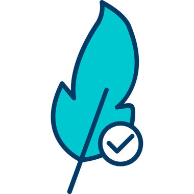 Beyaz arkaplanda yaprak vektör resmetme ile yaprak.