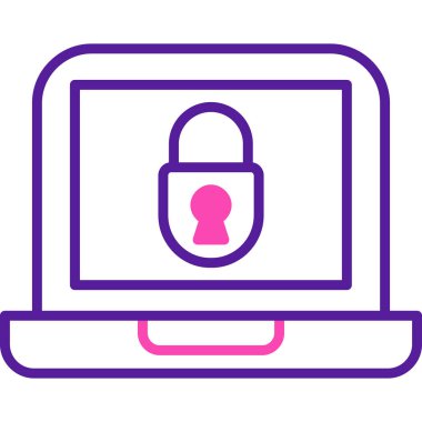 Bilgisayar simgesi. vektör illüstrasyonu