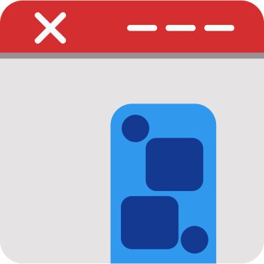 Hata. Web simgesi basit tasarım