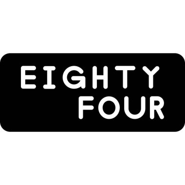 Beyaz arkaplanda sekiz numara