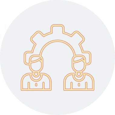 Modern simgenin vektör illüstrasyonu