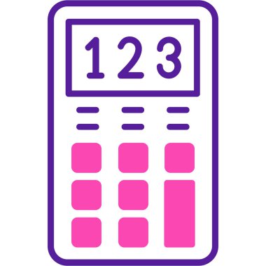 Hesap makinesi simgesi, özet biçimi