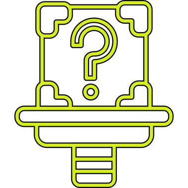 soru işareti simgesi, özet biçimi