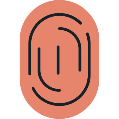 Yuvarlak çemberin vektör simgesi