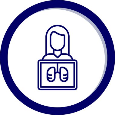 kadın eliyle yuvarlanan simge