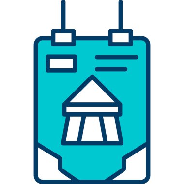 elektrik pil simgesi, vektör illüstrasyonu