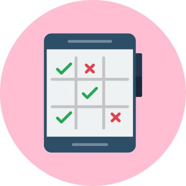 Cep telefonu. Web simgesi basit illüstrasyon
