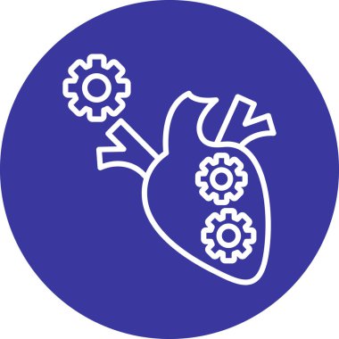 beyin ikonu vektör illüstrasyonu