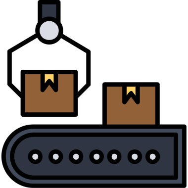 Bir bilgisayar simgesinin vektör illüstrasyonu