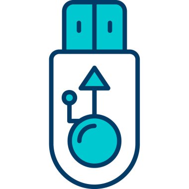 Dolgu simgesi vektör illüstrasyonu