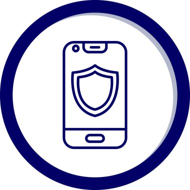 Cep telefonu. Basit resimleme