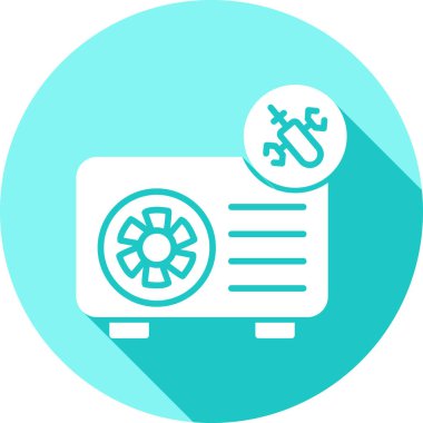 Araba bakım ikonu. Web için basit servis vektör simgeleri çizimi