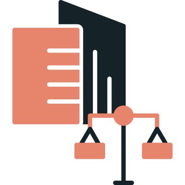 Ağ simgesi. İş belgesinin vektör illüstrasyonu