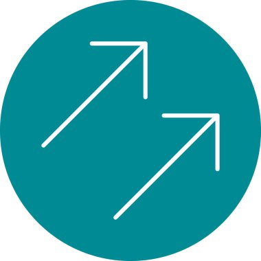 Ok. Web simgesi basit illüstrasyon