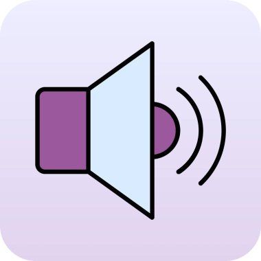 Ses düzeyi simgesini, vektör çizim