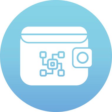 Tek bir izole simgenin vektör illüstrasyonu