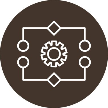 seo modern simgesinin vektör illüstrasyonu