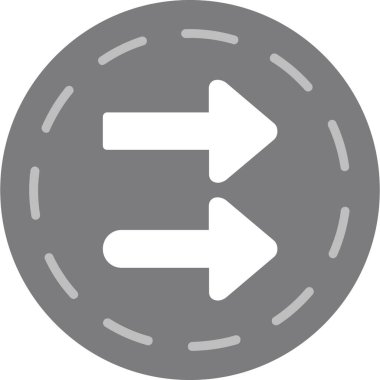 Yönlendirme Simgesi Moda Biçiminde İzole Arkaplan