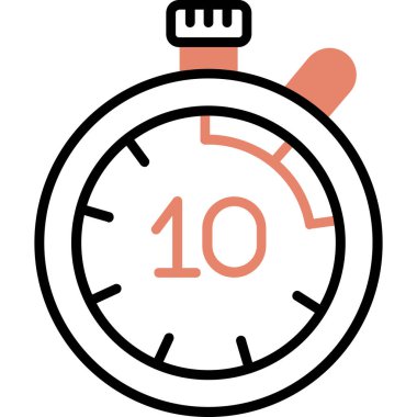 Alarm saat vektör simgesi