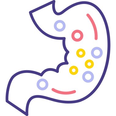 Böbrek ikonu. vektör illüstrasyonu