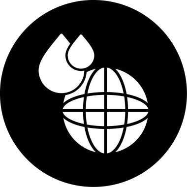 dünya simgesi, vektör, illüstrasyon tasarımı