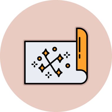 Bir kitap simgesinin vektör illüstrasyonu