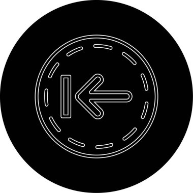 Modern b 'nin vektör illüstrasyonu simge müziğinden yoksun