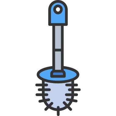 karikatür karalama tarzı bir paspas