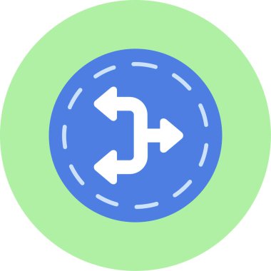 Yön oku. Web simgesi