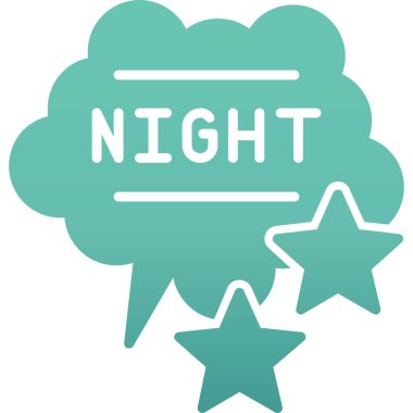 gece web etiket düğmesi