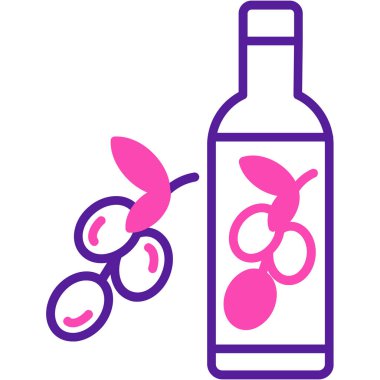 Meyve. Web simgesi basit illüstrasyon