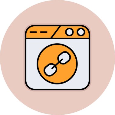 çamaşırhane ikonu vektör illüstrasyonu