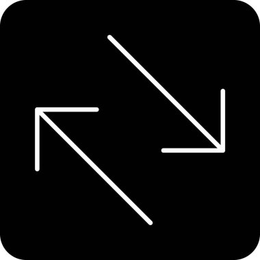 yön simgesi, vektör illüstrasyonu