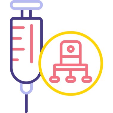 kan ikonu ve vektör illüstrasyonu beyaz arkaplanda izole edildi