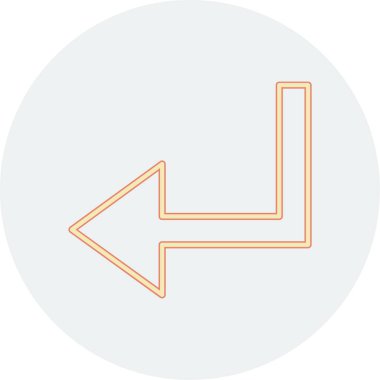 Ok. Web simgesi basit illüstrasyon