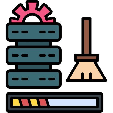 inşaat vinç simgesi oluşturma - taslak biçimi