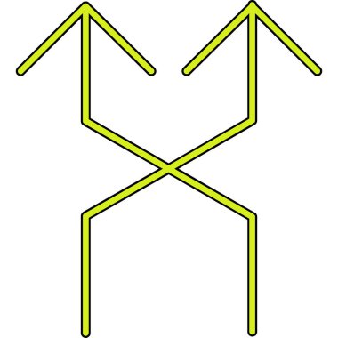 Sarı simge işareti çizimi