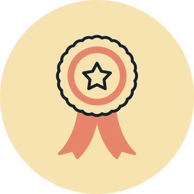 ödül simgesi vektör illüstrasyonu