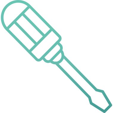 Çekiç simgesi, vektör çizimi