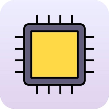 kare yerleşim simgesi renk özet vektörü