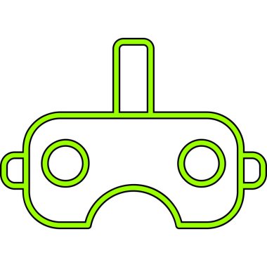 Oyun sahası. Web simgesi basit illüstrasyon