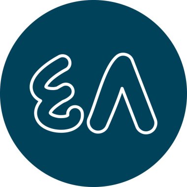 Modern b 'nin vektör illüstrasyonu eksik simgesi