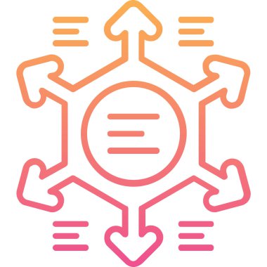 seo modern simgesinin vektör illüstrasyonu