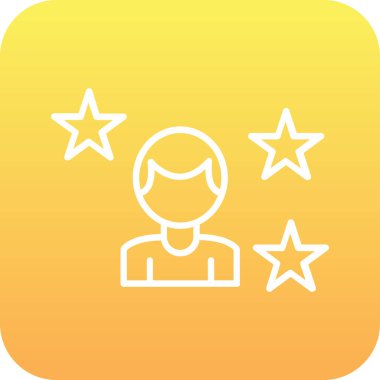 Yıldızın vektör illüstrasyonu