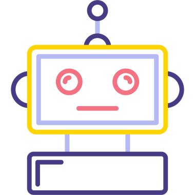 Yapay zeka robot simgesi