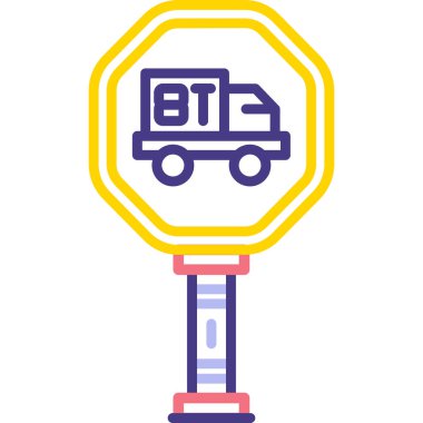 b b simgesinin vektör illüstrasyonu