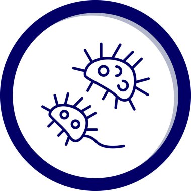 Coronavirus covid 19 simgesi düz stil