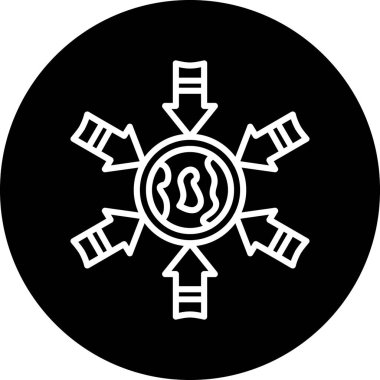 Modern oto tamir simgesinin vektör illüstrasyonu