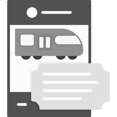 araba bileti vektör simgesi